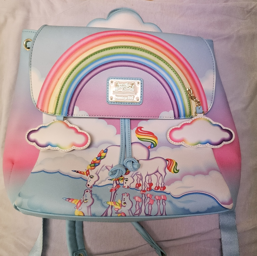Lisa Frank Unicorn Mini Backpack And Wallet